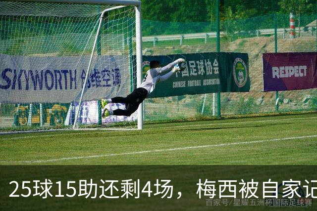 25球15助还剩4场，梅西被自家记者喊话三连MVP